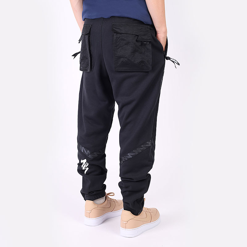 мужские черные брюки Jordan Zion Fleece Pant DH0584-011 - цена, описание, фото 7
